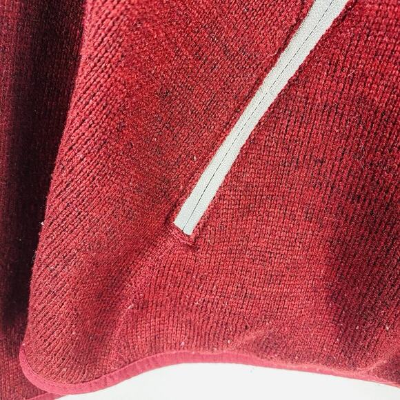 Eddie Bauer Size XL Full Zip Fleece Jacket Red - Picture 4 of 6